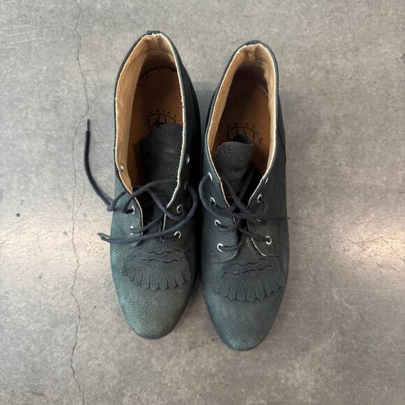 Vintage Y2K Ariat Heritage Western Roper Green Equestrian Work Rodeo Boots 8.5 - Picture 3 of 6